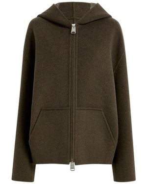 KHAITE Dolem Hooded Zip-Up Jacket - Groen