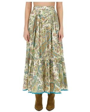 Etro Maxi Skirts - Verde