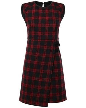 Pinko Kleedjes ,Veelkleurig ,Wol Amaranda Mini Jurk - Rood