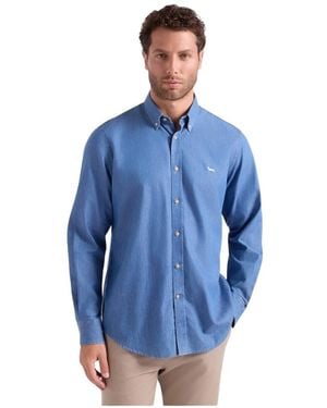 Harmont & Blaine Denim Shirts - Azul