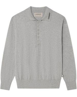 Carrera Strick-Polo - Grau