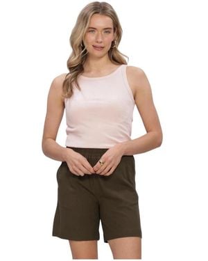 Moss Copenhagen Tops ,Roze ,Katoen Mschgubbe Rasmia Sl Top