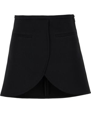 Courreges Short Skirts - Black