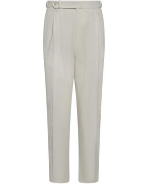 Franzese Collection Slim-Fit Trousers - Grey