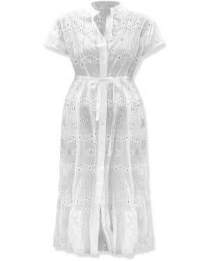 MC2 Saint Barth Shirt Dresses - White