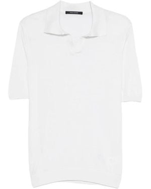 Tagliatore V-Neck Knitwear - White