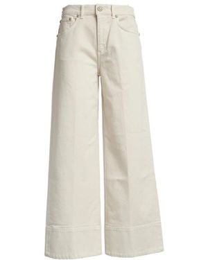 Dondup Ruby Wide-Leg Jeans - Wit