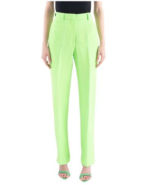 MSGM Broeken ,Groen ,Wol Casual Broeken