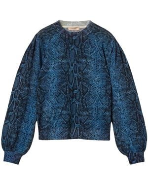 Twinset Round-Neck Knitwear - Azul