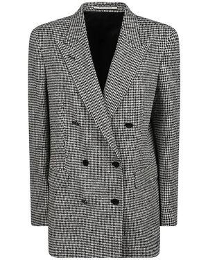 Tagliatore Jassen ,Zwart ,Wol Jasmine Jacket - Grijs
