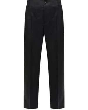 Moncler Broeken ,Zwart ,Rechte Broek