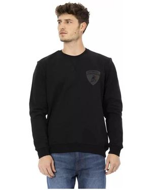 Automobili Lamborghini Schild Crewneck Sweatshirt - Schwarz