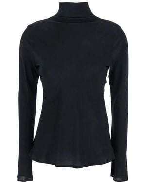 Semicouture Long Sleeve Tops - Zwart