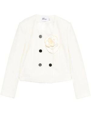 Self-Portrait Cardigans - Blanc