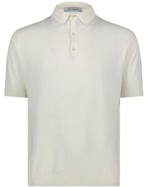 Re-hash Herren Polo Shirt Mit 3 Knöpfen - Weiß