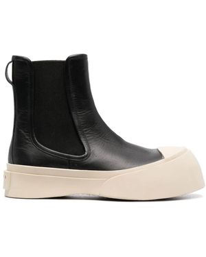 Marni Platform Ankle Boots - Black