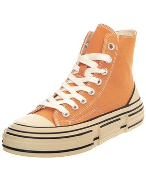 Jeffrey Campbell Schoenen ,Oranje ,Hoge Veterschoenen - Metallic