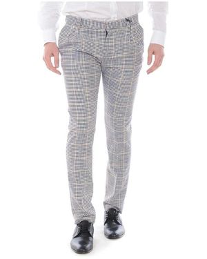 Daniele Alessandrini Slim-Fit Trousers - Grey