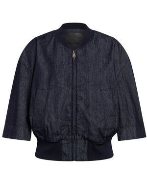 Dondup Jassen ,Blauw ,Denim Bomberjack
