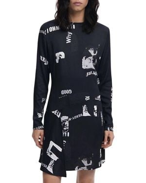 Desigual Short Dresses - Black