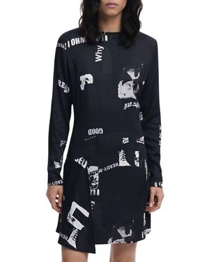 Desigual Newscorto Short Dress - Zwart