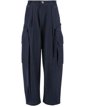DARKPARK Straight Trousers - Blu