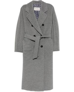 Max Mara Belted Coats - Gris
