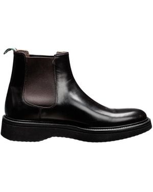 Green George Chelsea Boots - Black