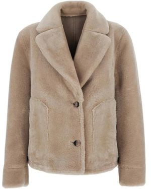 Urbancode Jassen ,Polyester Boxy Blazer - Naturel