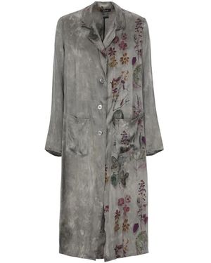 Avant Toi Single-Breasted Coats - Gris