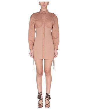 ANDREA ADAMO Shirt Dresses - Pink