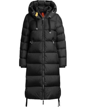 Parajumpers Jassen ,Zwart ,Leer Daunenmantel Panda