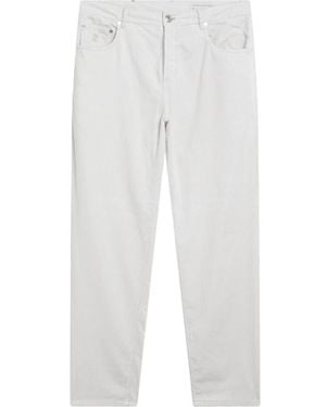 Brunello Cucinelli Straight Trousers - Blanco