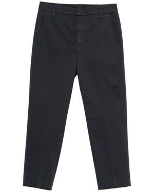Dondup Cropped Trousers - Grey