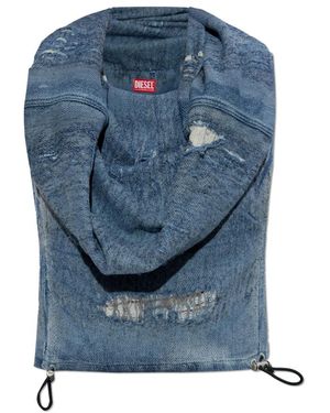DIESEL Sleeveless Tops - Blu