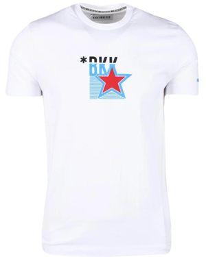 Bikkembergs Tops ,Wit ,Katoen T-Shirt