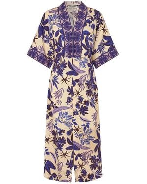 Lolly's Laundry Wrap Dresses - Purple