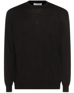Malo Round-Neck Knitwear - Black