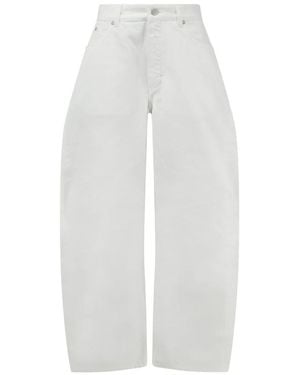 Alaïa Wide Jeans - Blanco