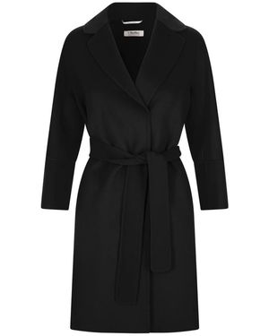 Max Mara Belted Coats - Negro