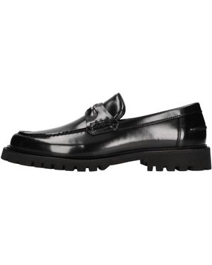 HUGO Flache Schuhe Schwarz