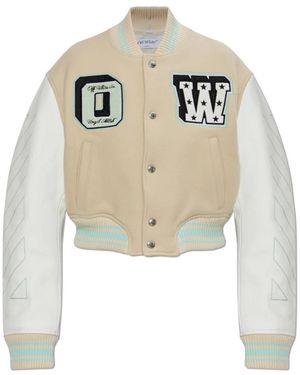 Off-White c/o Virgil Abloh Bomber Jackets - White