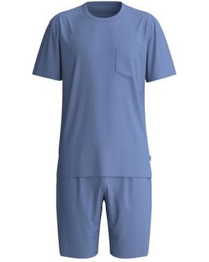 CALIDA Nachtkleding ,Blauw ,Pyjama