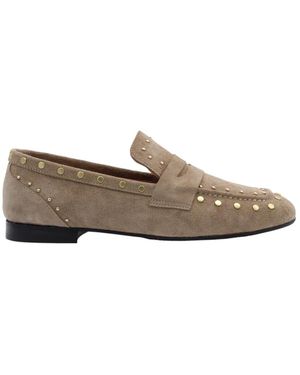 Babouche Loafers - Grey