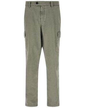 Brunello Cucinelli Broeken ,Groen ,Katoen Broek - Grijs