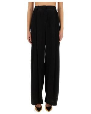 Nina Ricci Wide Trousers - Black