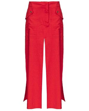Pinko Galanti Linnen Stretch Rok - Rood
