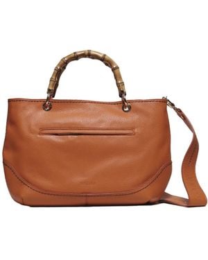 Plinio Visona' Tote Bags - Brown