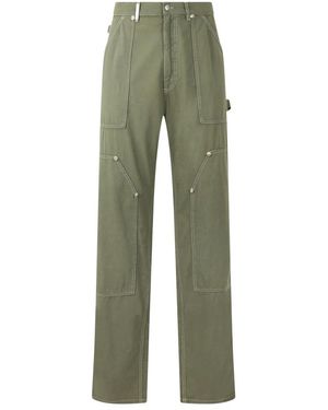 Moschino Straight Trousers - Green
