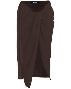 Jacquemus Midi Skirts - Marrón